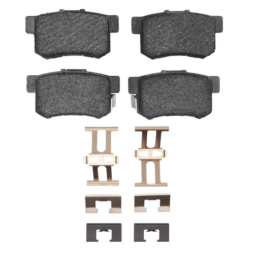R1 99-04 Acura RL Rear Ceramic Pads & Hardware Kit