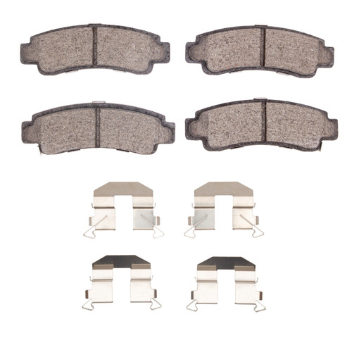R1 91-06 Nissan NX Rear Ceramic Pads & Hardware Kit