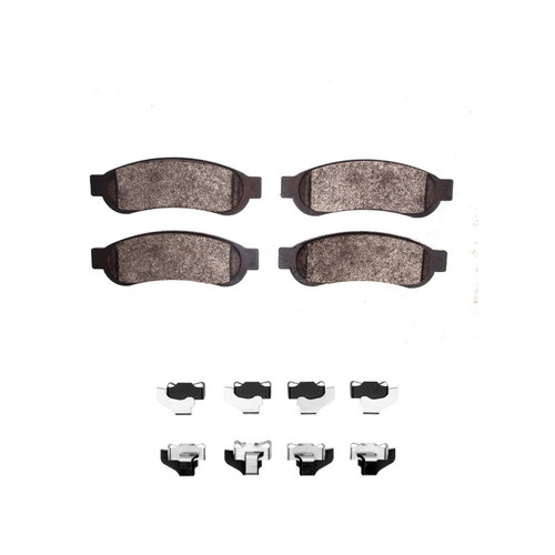 R1 10-12 Ford F-250 4WD (Super Duty) Rear Ceramic Pads & Hardware Kit