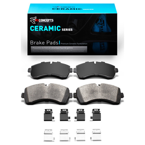 R1 -25 Freightliner Sprinter 2500 Front Ceramic Pads & Hardware Kit