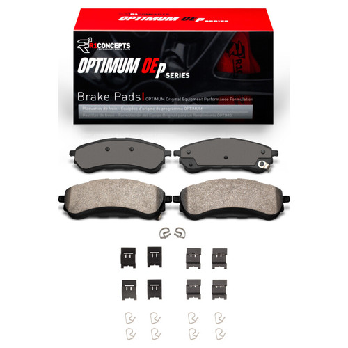 R1 19-23 Ford Ranger (USA/Canada) Rear Optimum OE Brake Pads & Hardware Kit