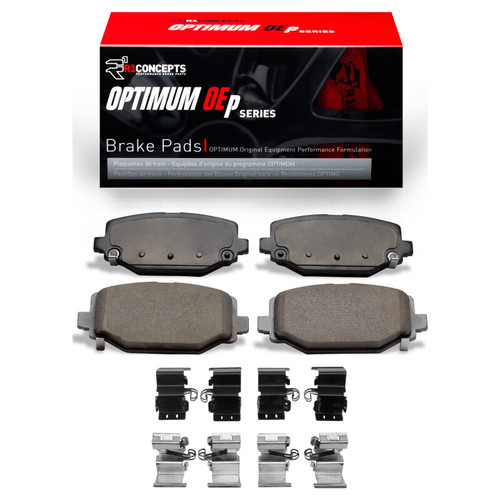 R1 12-20 Chrysler Town & Country Rear Optimum OE Brake Pads & Hardware Kit
