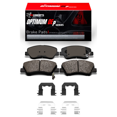 R1 12-17 Dodge Attitude (Mexico) Front Optimum OE Brake Pads & Hardware Kit
