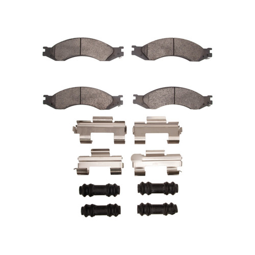 R1 03-10 Chevrolet C4500 Kodiak Front/Rear Ceramic Pads & Hardware Kit