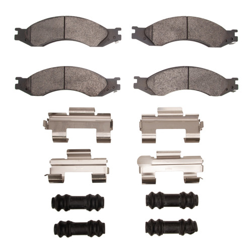 R1 03-10 Chevrolet C4500 Kodiak Front/Rear Ceramic Pads & Hardware Kit