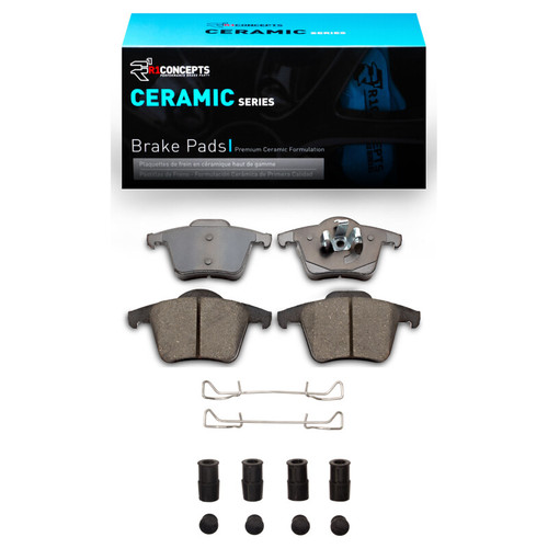 R1 03-14 Volvo XC90 Rear Ceramic Pads & Hardware Kit