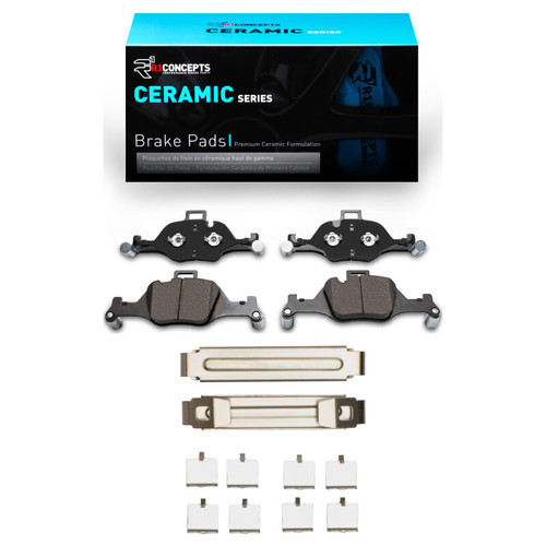 R1 17-25 BMW 430I Front Ceramic Brake Pads & Hardware Kit