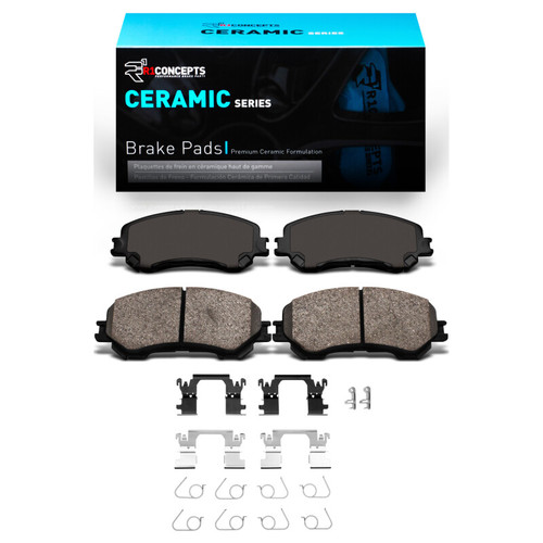 R1 14-23 Nissan Rogue Front Ceramic Brake Pads & Hardware Kit