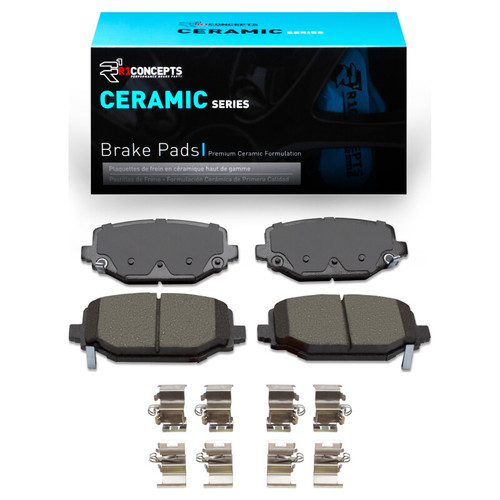 R1 12-20 Chrysler Town & Country Rear Ceramic Brake Pads & Hardware Kit