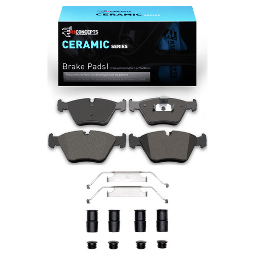 R1 01-10 BMW 330I Front Ceramic Pads & Hardware Kit