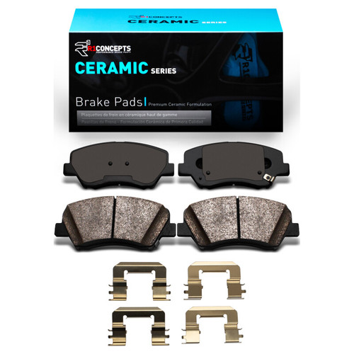 R1 12-16 Hyundai Elantra GT Front Ceramic Brake Pads & Hardware Kit