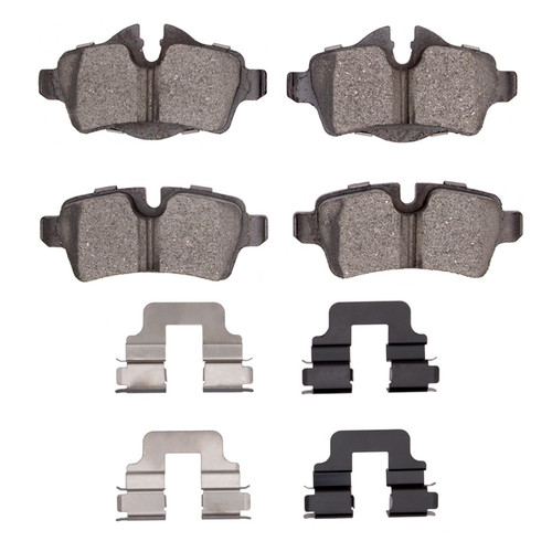 R1 07-15 Mini Cooper (Excl Clubman) Rear Ceramic Brake Pads & Hardware Kit