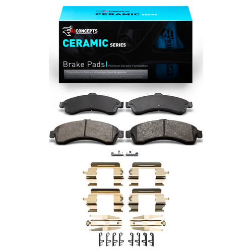 R1 02-05 Buick Rainier Front Ceramic Brake Pads & Hardware Kit