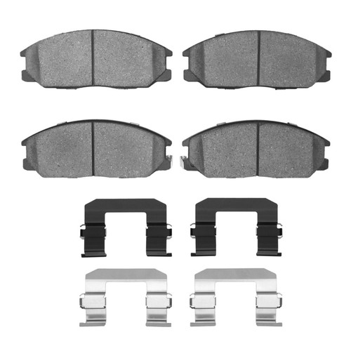 R1 01-09 Hyundai Santa Fe Front Ceramic Brake Pads & Hardware Kit