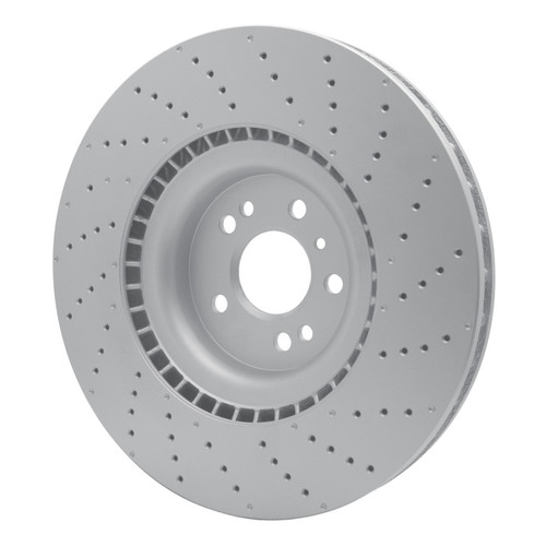 R1 2012-2019 Mercedes-Benz GL550 Front GeoSPEC Coated Rotor - Drilled