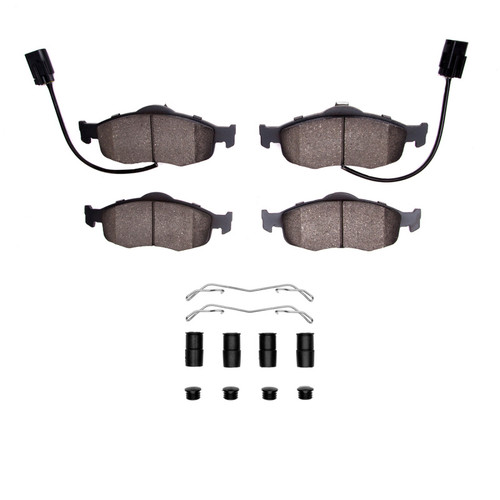 R1 98-04 Ford Contour Front Ceramic Pads & Hardware Kit