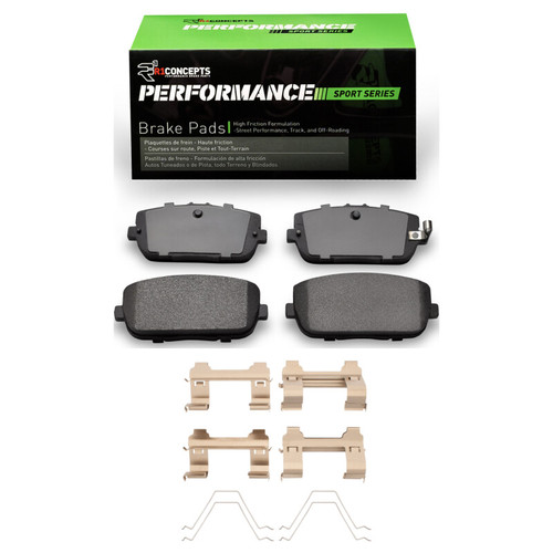 R1 06-25 Fiat 124 Spider Rear Performance Sport Pads & Hardware Kit