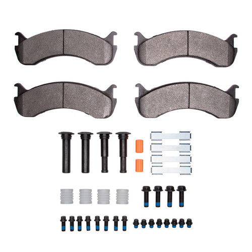 R1 98-25 Beaver Motorcoach Monterey Front/Rear Ceramic Pads & Hardware Kit