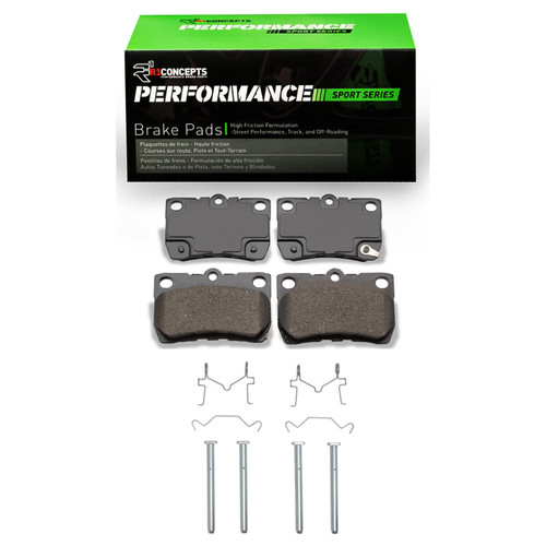 R1 06-13 Lexus GS300 Rear Performance Sport Pads & Hardware Kit