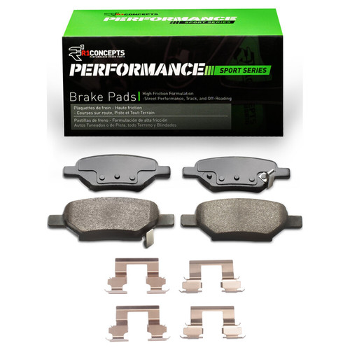 R1 04-12 Chevrolet Malibu Rear Performance Sport Pads & Hardware Kit