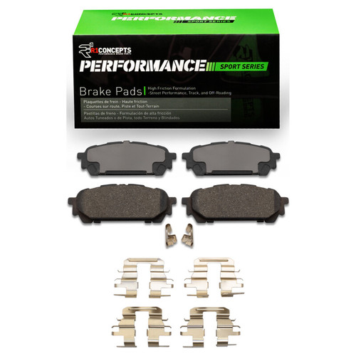 R1 03-08 Saab 9-2X Rear Performance Sport Pads & Hardware Kit