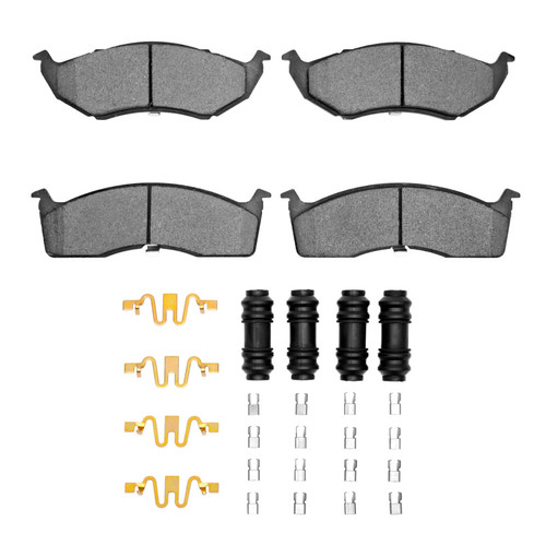R1 98-04 Chrysler CONCORDE Front Ceramic Pads & Hardware Kit
