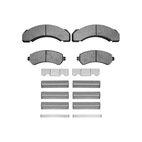 R1 95-00 Chevrolet C3500 Front/Rear Ceramic Pads & Hardware Kit