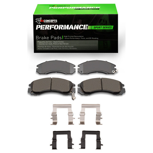 R1 94-00 Mitsubishi Montero Front Performance Sport Pads & Hardware Kit
