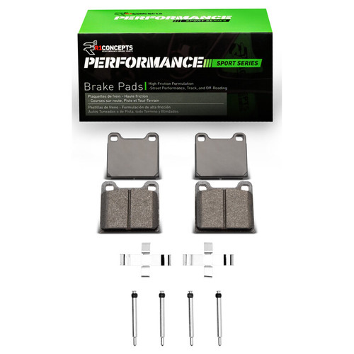 R1 61-91 Mercedes-Benz 250C Front/Rear Performance Sport Pads & Hardware Kit
