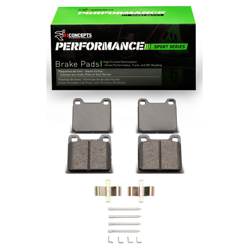 R1 69-83 Porsche 911 Rear Performance Sport Pads & Hardware Kit