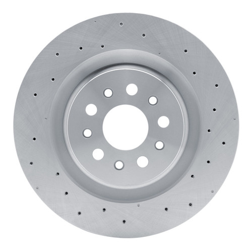 R1 2014-2024 Maserati Ghibli Rear Brake Rotor - Drilled