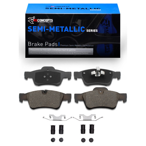 R1 2005-2018 Mercedes-Benz ML450 Rear R1 Semi Met Pads & Hardware Kit