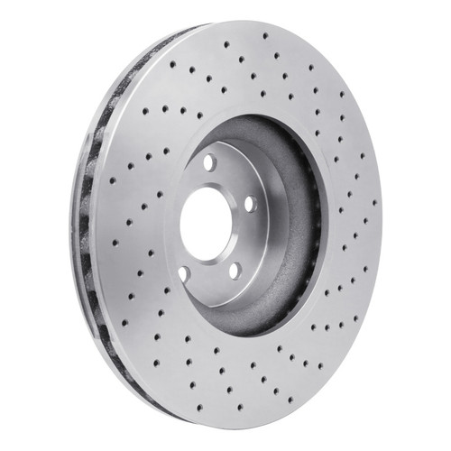 R1 2008-2021 Mercedes-Benz C63 AMG Front Brake Rotor - Drilled