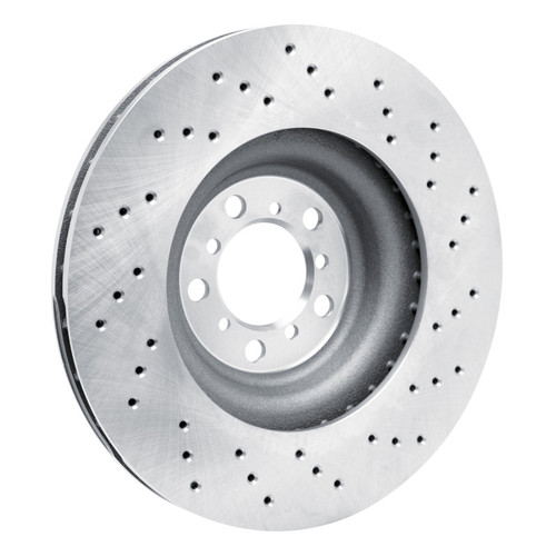 R1 2015-2020 BMW M2 Right Front Brake Rotor - Drilled