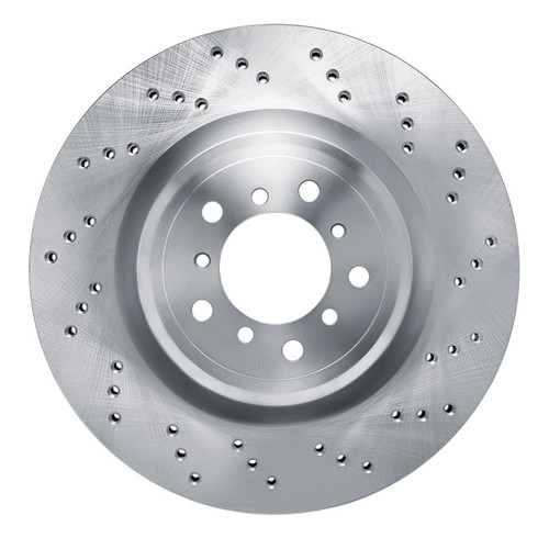R1 2008-2013 BMW M3 Right Front Brake Rotor - Drilled