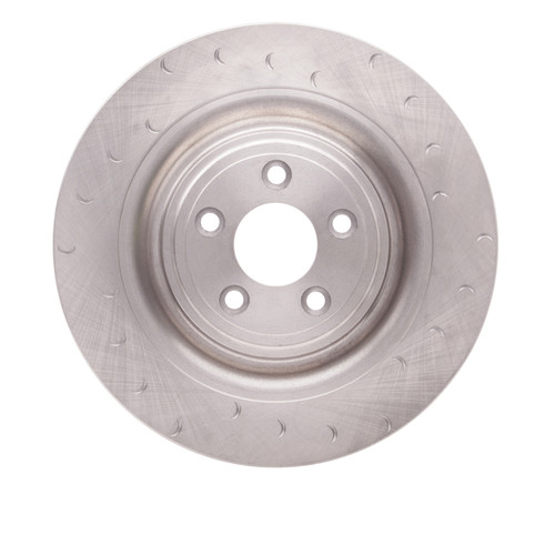 R1 2008-2009 Jaguar XKR Right Rear Brake Rotor - Slotted