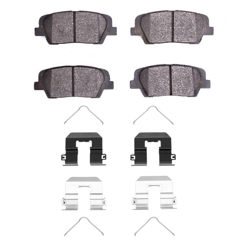 R1 2015-2020 Kia Sorento Rear R1 Ceramic Pads & Hardware Kit