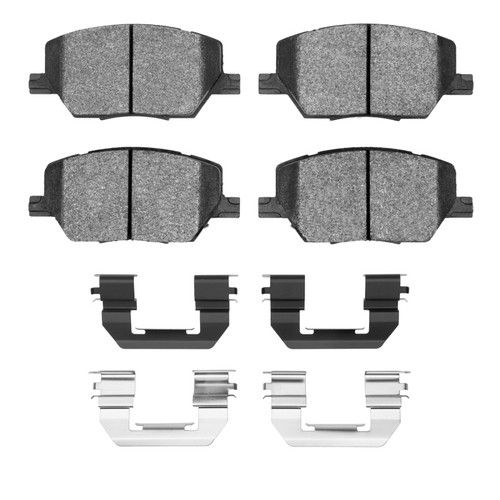 R1 2015-2023 Fiat 500X Front R1 Euro Ceramic Pads & Hardware Kit