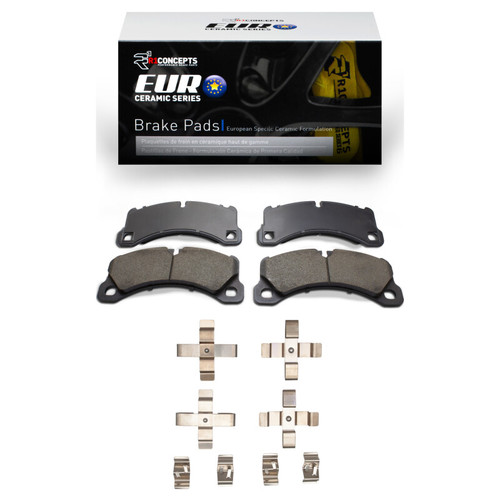 R1 2011-2023 Porsche Panamera Front R1 Euro Ceramic Pads & Hardware Kit