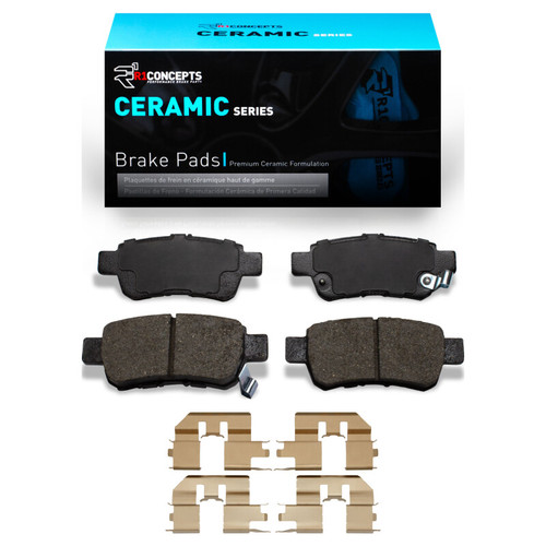 R1 2005-2010 Honda Odyssey Rear R1 Ceramic Pads & Hardware Kit
