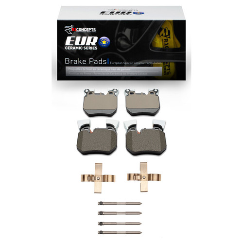R1 2006-2013 BMW 135I Rear R1 Euro Ceramic Pads & Hardware Kit
