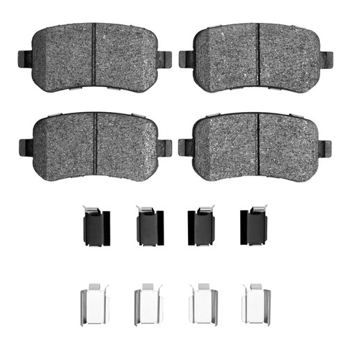 R1 2008-2012 Chrysler Town & Country Rear R1 Ceramic Pads & Hardware Kit