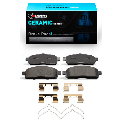 R1 2004-2009 Ford F-150 4WD Front R1 Ceramic Pads & Hardware Kit