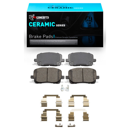 R1 2003-2008 Pontiac Vibe Front R1 Ceramic Pads & Hardware Kit