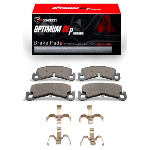 R1 2021-2025 Tesla Model X Front R1 Optimum OE Pads & Hardware Kit
