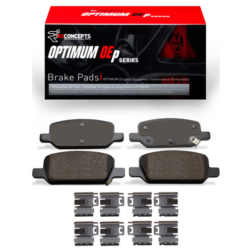 R1 2017-2025 Tesla Model 3 Rear R1 Optimum OE Pads & Hardware Kit