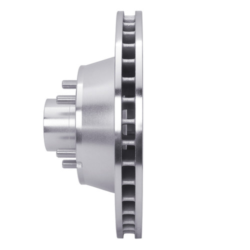 R1 1969-1973 Chrysler New Yorker Front Left Drilled & Slotted Silver Brake Rotor