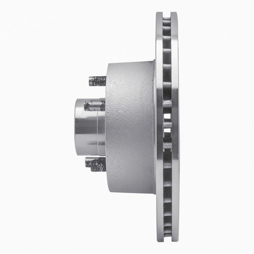 R1 1973-1989 Chrysler CORDOBA Front Right Drilled & Slotted Silver Brake Rotor