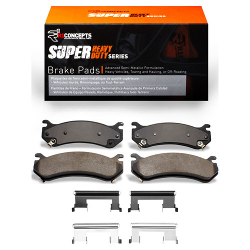 R1 1999-2013 Cadillac Escalade ESV Front/Rear R1 Super Duty Pads & Hardware Kit