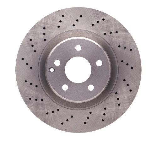 R1 2003-2012 Mercedes-Benz E500 Front Brake Rotor - Drilled